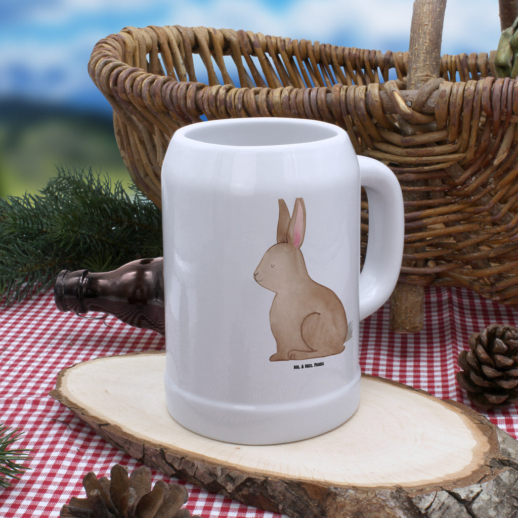 Bierkrug Hase sitzend Bierkrug, Bierkrüge, Bierkrug Steingut, Steinkrüge, 0, 5 l, 500ml, Krug, Ostern, Osterhase, Ostergeschenke, Osternest, Osterdeko, Geschenk zu Ostern, Frohe Ostern, Ostergrüße, Osterblume, Liebe, Grüße, Hase, Kaninchen