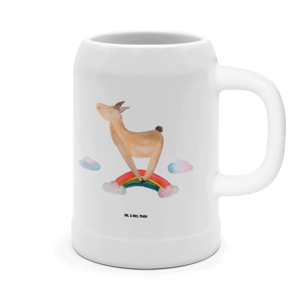 Bierkrug Lama Regenbogen Bierkrug, Bierkrüge, Bierkrug Steingut, Steinkrüge, 0, 5 l, 500ml, Krug, Lama, Alpaka, Lamas, Regenbogen, Haters gonna hate, Haters, Selbstständig, Außenseiter, Schule, Abi, Hobby, Wolkenland, Freiheit