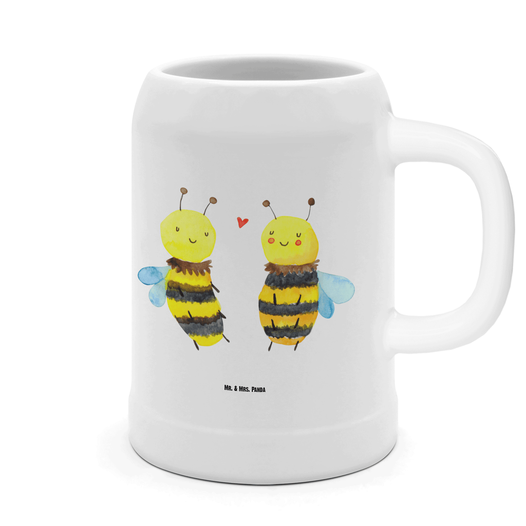 Bierkrug Biene Verliebt Bierkrug, Bierkrüge, Bierkrug Steingut, Steinkrüge, 0, 5 l, 500ml, Krug, Biene, Wespe, Hummel