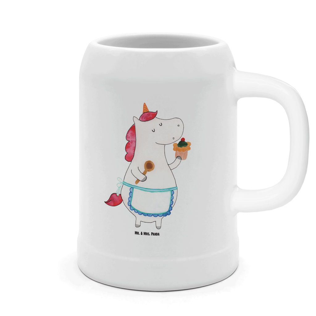 Bierkrug Einhorn Küchenfee Bierkrug, Bierkrüge, Bierkrug Steingut, Steinkrüge, 0, 5 l, 500ml, Krug, Einhorn, Einhörner, Einhorn Deko, Pegasus, Unicorn, backen, Muffin, Motivation, Träumer, träumen, Bäckerin, Hobbykoch, Koch, Torte, Kuchen