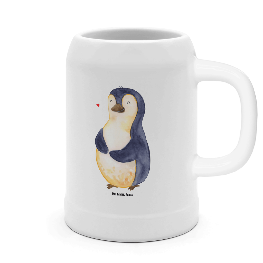 Bierkrug Pinguin Diät Bierkrug, Bierkrüge, Bierkrug Steingut, Steinkrüge, 0, 5 l, 500ml, Krug, Pinguin, Pinguine, Diät, Abnehmen, Abspecken, Gewicht, Motivation, Selbstliebe, Körperliebe, Selbstrespekt