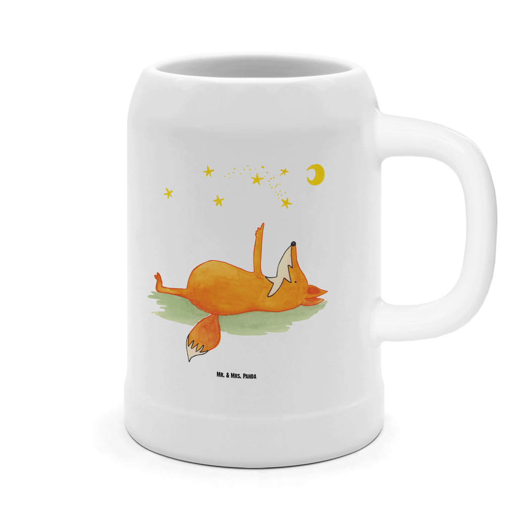 Bierkrug Fuchs Sterne Bierkrug, Bierkrüge, Bierkrug Steingut, Steinkrüge, 0, 5 l, 500ml, Krug, Fuchs, Füchse, tröstende Worte, Spruch positiv, Spruch schön, Romantik, Always Look on the Bright Side of Life