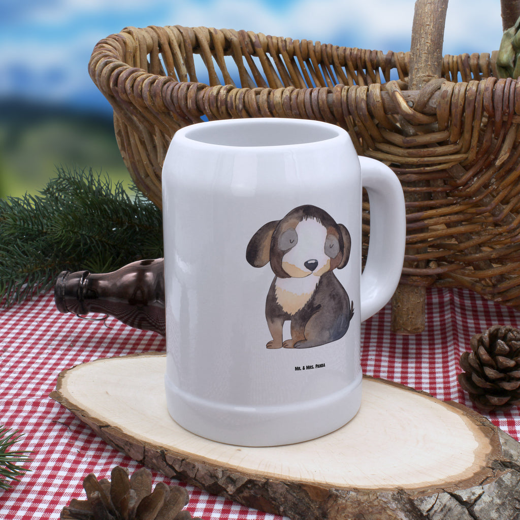 Bierkrug Hund entspannt Bierkrug, Bierkrüge, Bierkrug Steingut, Steinkrüge, 0, 5 l, 500ml, Krug, Hund, Hundemotiv, Haustier, Hunderasse, Tierliebhaber, Hundebesitzer, Sprüche, schwarzer Hund, Hundeliebe, Liebe, Hundeglück
