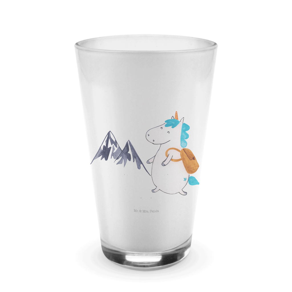 Glas Einhorn Bergsteiger Cappuccino Glas, Glas, Cappuccino Tasse, Latte Macchiato, Einhorn, Einhörner, Einhorn Deko, Pegasus, Unicorn, Bergsteiger, Abenteuer, Berge, Abenteurer, Weltenbummler, Weltreise, Reisen, Urlaub, Entdecker