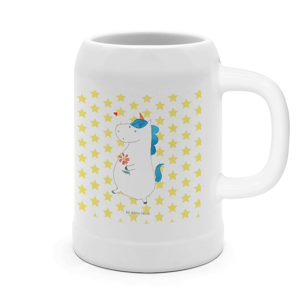 Bierkrug Einhorn Spaziergang Bierkrug, Bierkrüge, Bierkrug Steingut, Steinkrüge, 0, 5 l, 500ml, Krug, Einhorn, Einhörner, Einhorn Deko, Pegasus, Unicorn, Glitzer, Blumen, Spaziergang, Motivation, Gute Laune, Freude, Freundin, Mutter, Schwester