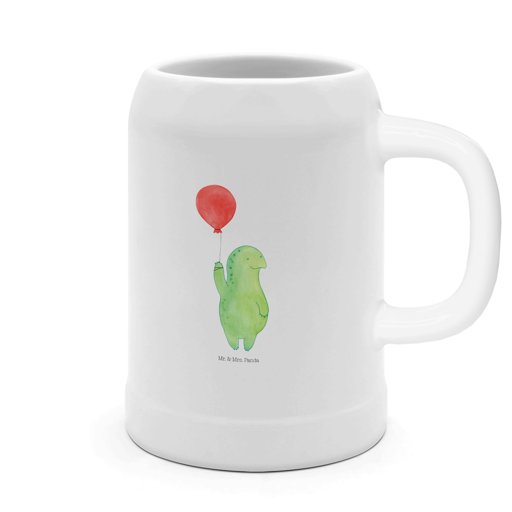 Bierkrug Schildkröte Luftballon Bierkrug, Bierkrüge, Bierkrug Steingut, Steinkrüge, 0, 5 l, 500ml, Krug, Schildkröte, Schildkröten, Mutausbruch, Motivation, Motivationsspruch