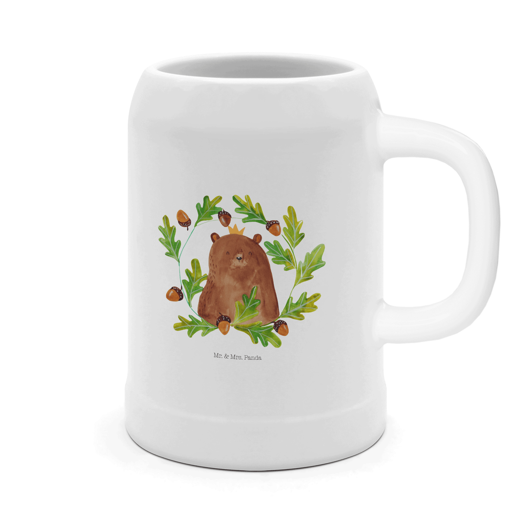 Bierkrug Bär König Bierkrug, Bierkrüge, Bierkrug Steingut, Steinkrüge, 0, 5 l, 500ml, Krug, Bär, Teddy, Teddybär, Papa, Papa Bär, bester Vater, bester Papa, weltbester Papa, Vatertag, Vater, Dad, Daddy, Papi
