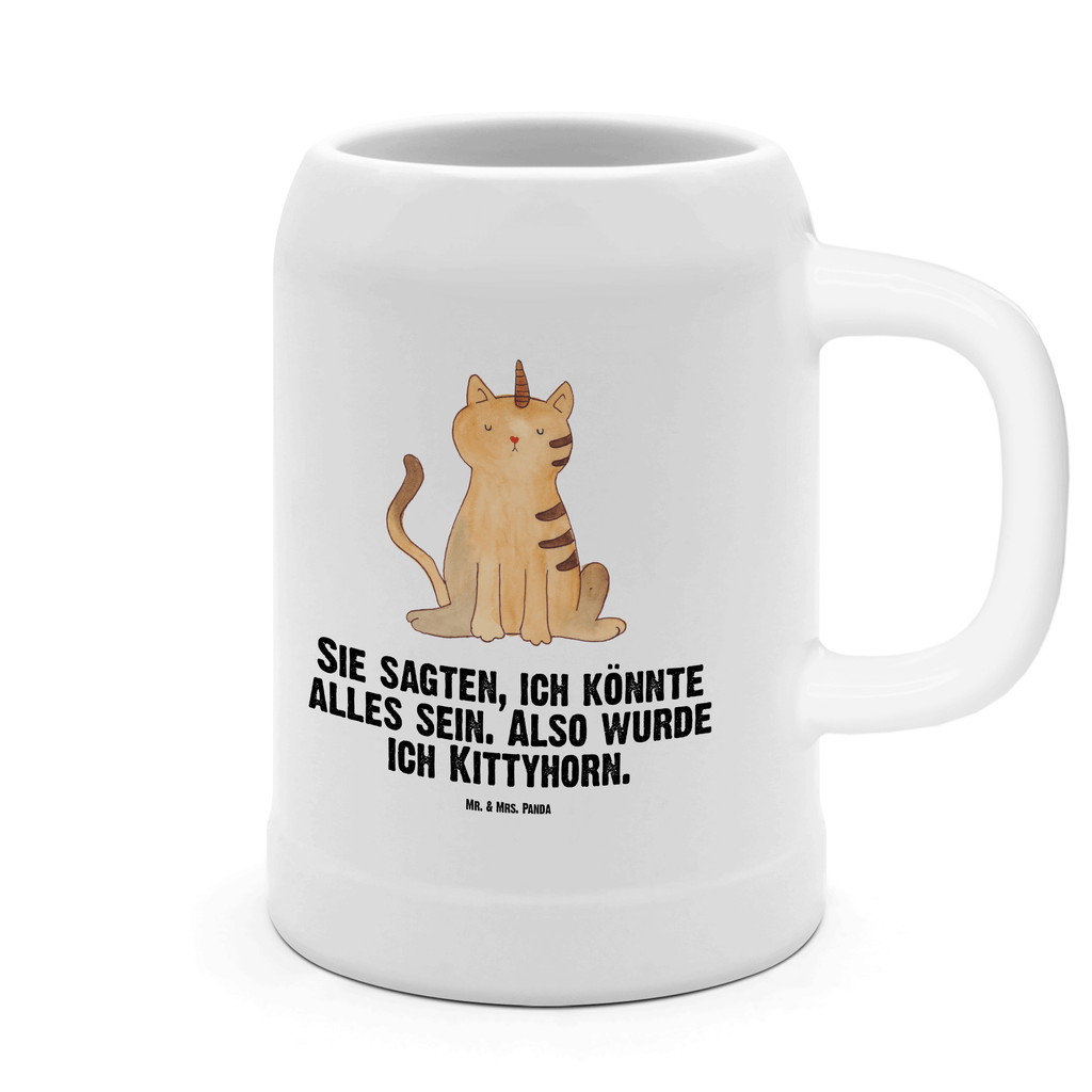 Bierkrug Einhorn Katze Bierkrug, Bierkrüge, Bierkrug Steingut, Steinkrüge, 0, 5 l, 500ml, Krug, Einhorn, Einhörner, Einhorn Deko, Pegasus, Unicorn, Katzer, Mieze, Regenbogen, Glitzer, Einhornpower, Erwachsenwerden, Katze, Katzenhorn, Einhornkatze, Kittyhorn