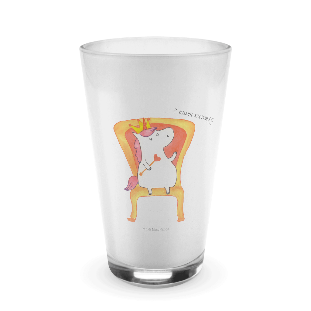 Glas Einhorn König Cappuccino Glas, Glas, Cappuccino Tasse, Latte Macchiato, Einhorn, Einhörner, Einhorn Deko, Pegasus, Unicorn, König, Präsident, Bundeskanzler, Herrscher, Kaiser, Prinzessin, Krone