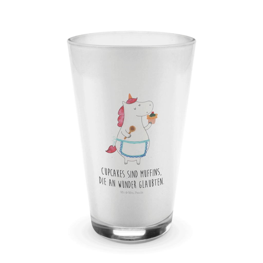Glas Einhorn Küchenfee Cappuccino Glas, Glas, Cappuccino Tasse, Latte Macchiato, Einhorn, Einhörner, Einhorn Deko, Pegasus, Unicorn, backen, Muffin, Motivation, Träumer, träumen, Bäckerin, Hobbykoch, Koch, Torte, Kuchen