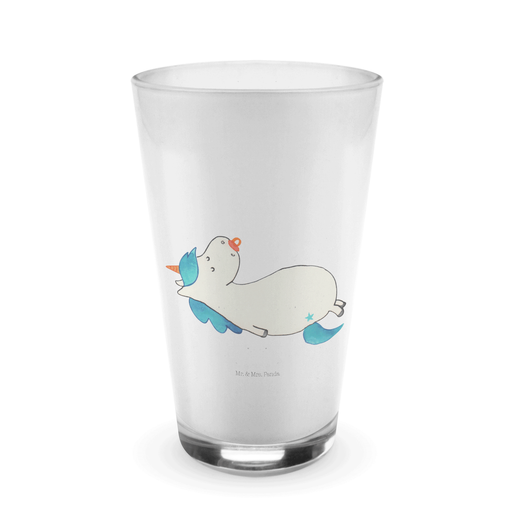 Glas Einhorn Schnullie Cappuccino Glas, Glas, Cappuccino Tasse, Latte Macchiato, Einhorn, Einhörner, Einhorn Deko, Pegasus, Unicorn, Baby, Kleinkind, Geburt, Geburtstag, Säugling, Schnuller, Geschenk Geburt, Mutter, Mama