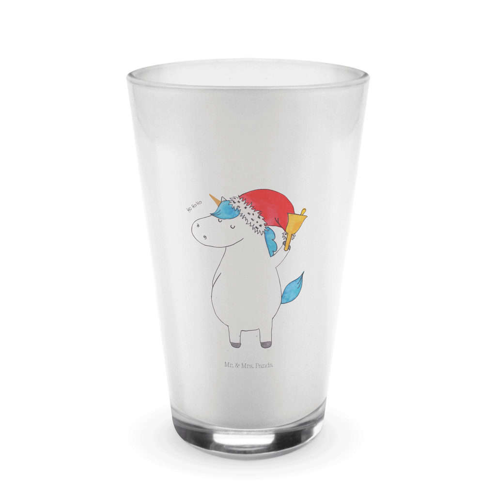 Glas Einhorn Weihnachtsmann Cappuccino Glas, Glas, Cappuccino Tasse, Latte Macchiato, Einhorn, Einhörner, Einhorn Deko, Pegasus, Unicorn, Gin, Schokolade, Schoki, Weihnachten, Weihnachtsmann, Nikolaus, Wunschzettel, Wunschliste, Feenstaub