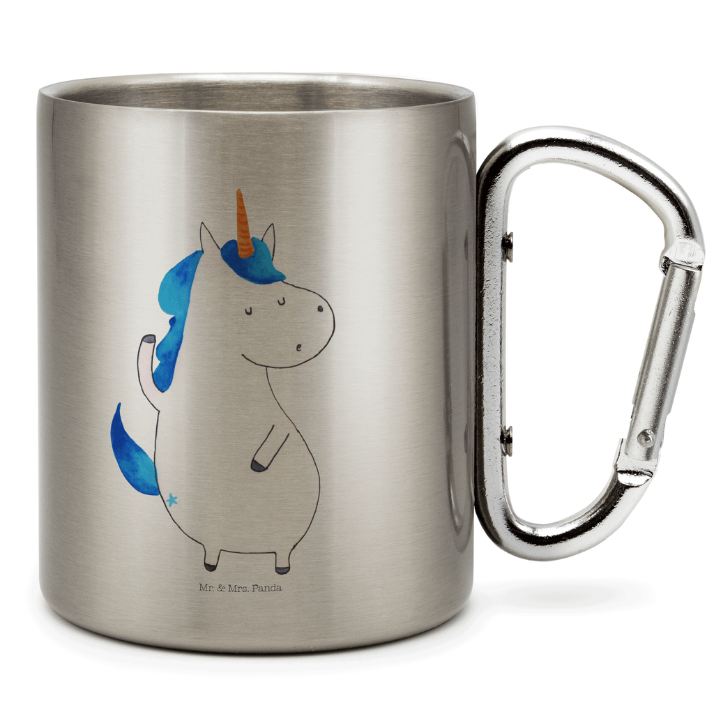 Edelstahlbecher Einhorn Mann Edelstahltasse, Karabiner, Edelstahlbecher, Outdoor, Camping, Tasse, Becher, Einhorn, Einhörner, Einhorn Deko, Pegasus, Unicorn, cool, Mann, Freundin, Familie, bester Freund, BFF, Party, hübsch, beste