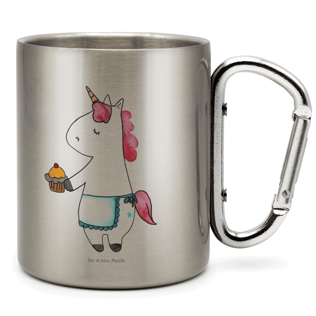 Edelstahlbecher Einhorn Muffin Edelstahltasse, Karabiner, Edelstahlbecher, Outdoor, Camping, Tasse, Becher, Einhorn, Einhörner, Einhorn Deko, Pegasus, Unicorn, Geburtstag, Backen, Muffin, Kekse, Geburtstagsgrüße, Glückwünsche, Liebesgrüße, Grüße
