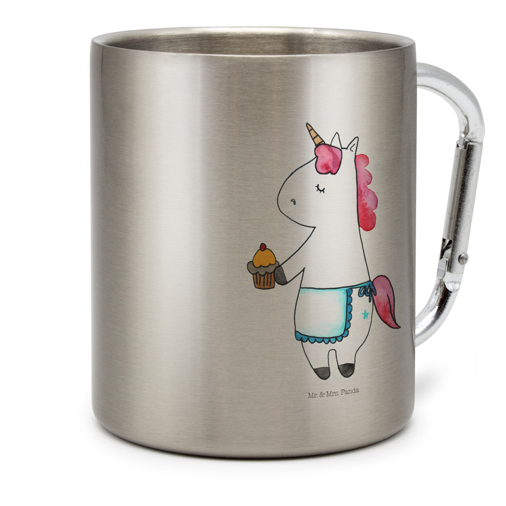 Edelstahlbecher Einhorn Muffin Edelstahltasse, Karabiner, Edelstahlbecher, Outdoor, Camping, Tasse, Becher, Einhorn, Einhörner, Einhorn Deko, Pegasus, Unicorn, Geburtstag, Backen, Muffin, Kekse, Geburtstagsgrüße, Glückwünsche, Liebesgrüße, Grüße
