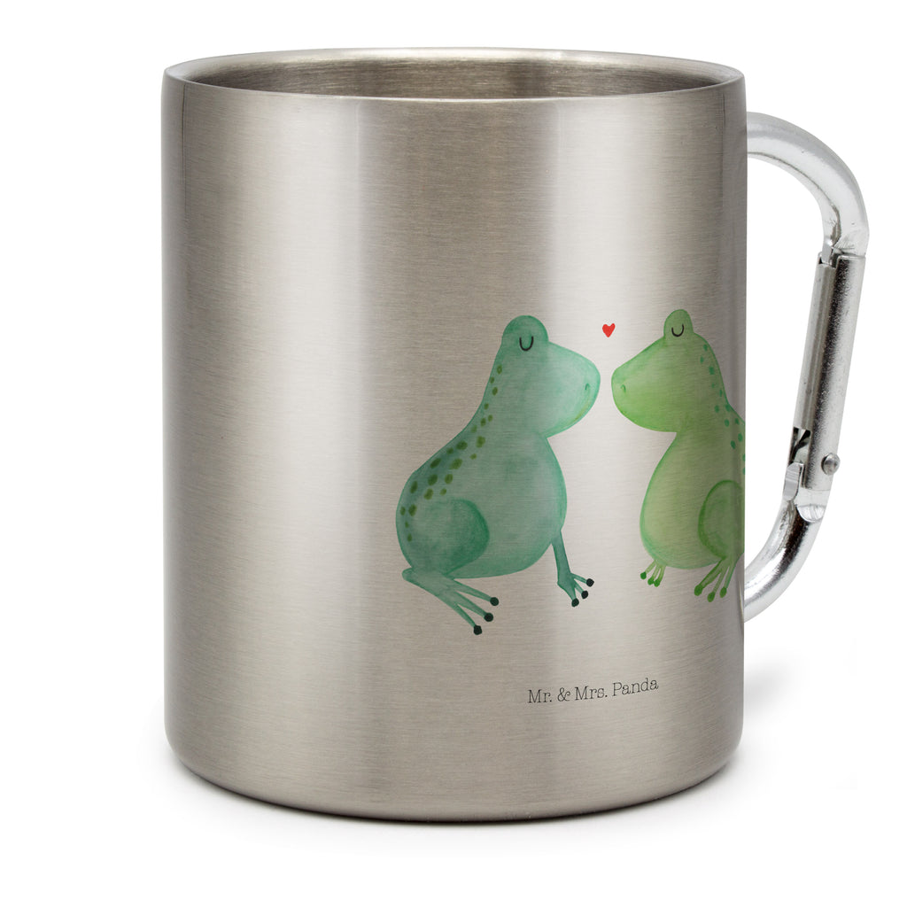 Edelstahlbecher Frosch Liebe Edelstahltasse, Karabiner, Edelstahlbecher, Outdoor, Camping, Tasse, Becher, Liebe, Partner, Freund, Freundin, Ehemann, Ehefrau, Heiraten, Verlobung, Heiratsantrag, Liebesgeschenk, Jahrestag, Hocheitstag, Verliebt, Verlobt, Verheiratet, Geschenk Freundin, Geschenk Freund, Liebesbeweis, Hochzeitstag, Geschenk Hochzeit, Frosch, Frösche, Froschkönig, Fröschchen