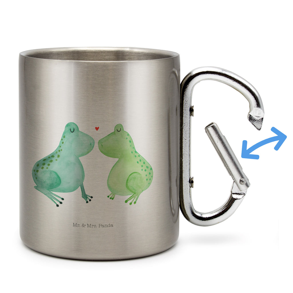 Edelstahlbecher Frosch Liebe Edelstahltasse, Karabiner, Edelstahlbecher, Outdoor, Camping, Tasse, Becher, Liebe, Partner, Freund, Freundin, Ehemann, Ehefrau, Heiraten, Verlobung, Heiratsantrag, Liebesgeschenk, Jahrestag, Hocheitstag, Verliebt, Verlobt, Verheiratet, Geschenk Freundin, Geschenk Freund, Liebesbeweis, Hochzeitstag, Geschenk Hochzeit, Frosch, Frösche, Froschkönig, Fröschchen