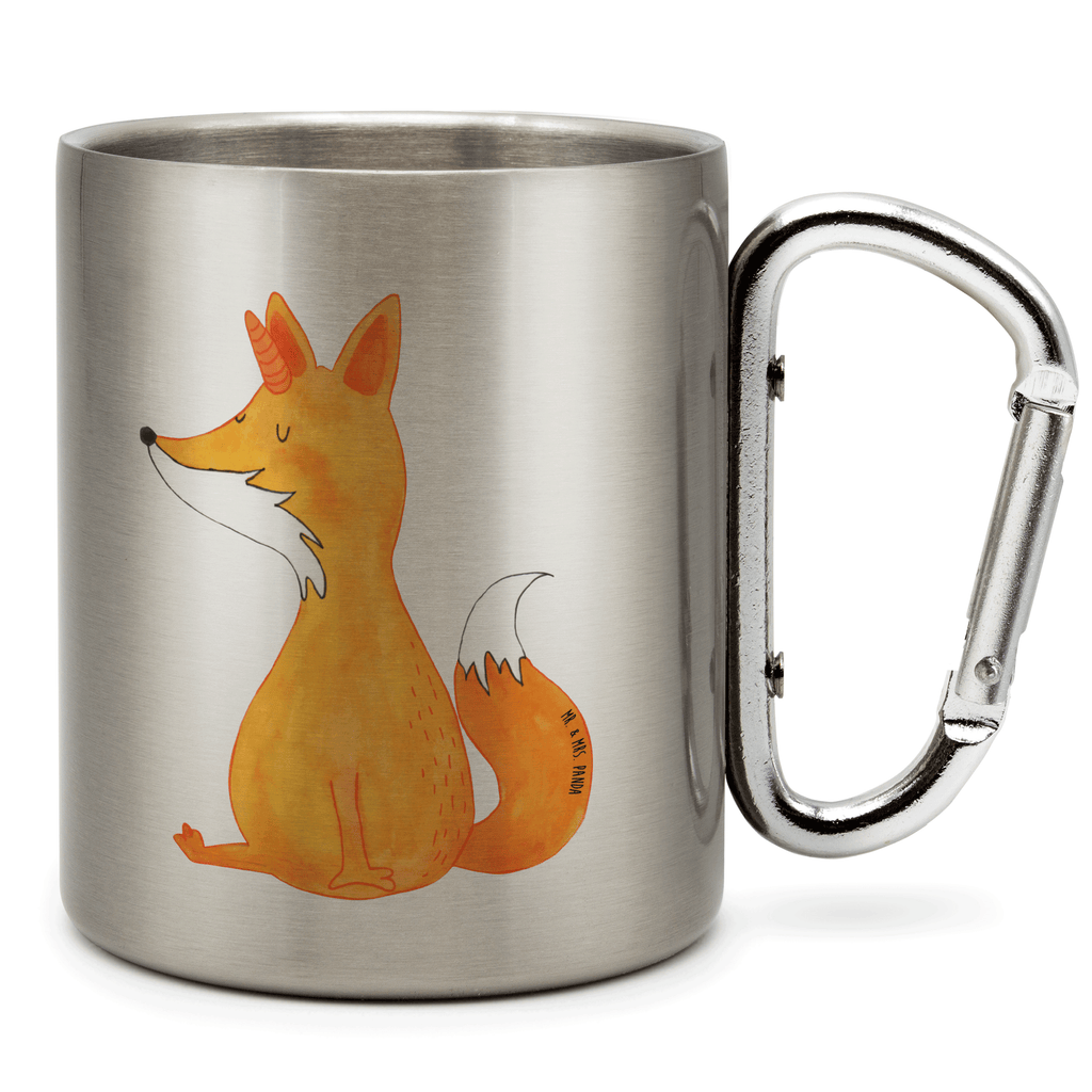 Edelstahlbecher Fuchshörnchen Wunsch Edelstahltasse, Karabiner, Edelstahlbecher, Outdoor, Camping, Tasse, Becher, Einhorn, Einhörner, Einhorn Deko, Pegasus, Unicorn, Fuchs, Unicorns, Fuchshörnchen, Fuchshorn, Foxycorn, Füchse