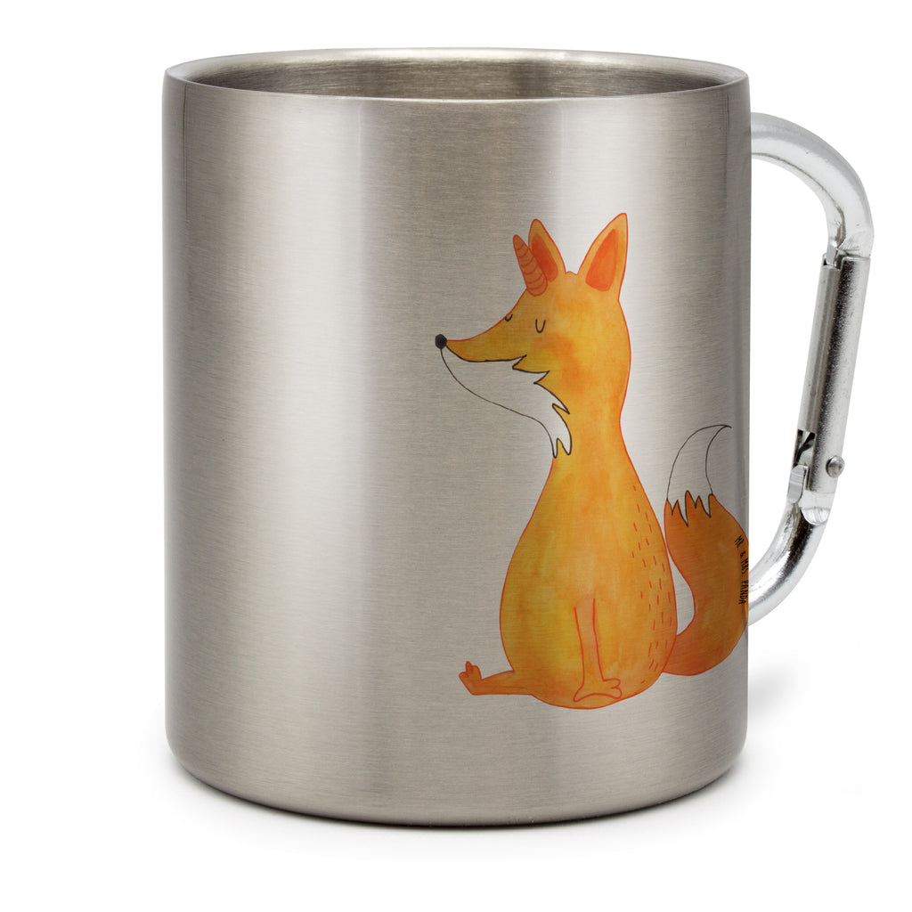 Edelstahlbecher Fuchshörnchen Wunsch Edelstahltasse, Karabiner, Edelstahlbecher, Outdoor, Camping, Tasse, Becher, Einhorn, Einhörner, Einhorn Deko, Pegasus, Unicorn, Fuchs, Unicorns, Fuchshörnchen, Fuchshorn, Foxycorn, Füchse