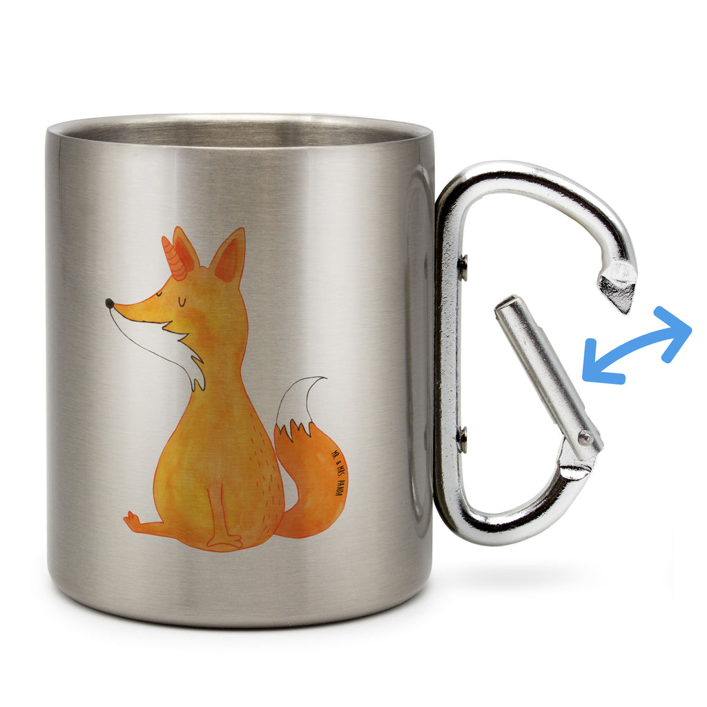 Edelstahlbecher Fuchshörnchen Wunsch Edelstahltasse, Karabiner, Edelstahlbecher, Outdoor, Camping, Tasse, Becher, Einhorn, Einhörner, Einhorn Deko, Pegasus, Unicorn, Fuchs, Unicorns, Fuchshörnchen, Fuchshorn, Foxycorn, Füchse