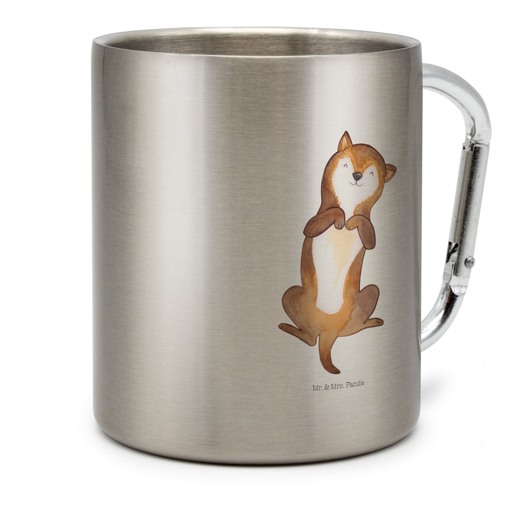 Edelstahlbecher Hund Bauchkraulen Edelstahltasse, Karabiner, Edelstahlbecher, Outdoor, Camping, Tasse, Becher, Hund, Hundemotiv, Haustier, Hunderasse, Tierliebhaber, Hundebesitzer, Sprüche, Hunde, Hundeliebe, Hundewelpe, Bauchkraulen