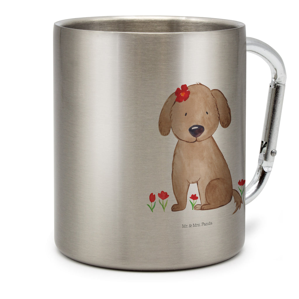 Edelstahlbecher Hund Hundedame Edelstahltasse, Karabiner, Edelstahlbecher, Outdoor, Camping, Tasse, Becher, Hund, Hundemotiv, Haustier, Hunderasse, Tierliebhaber, Hundebesitzer, Sprüche, Hunde, Hundeliebe, Hundeglück, Liebe, Frauchen