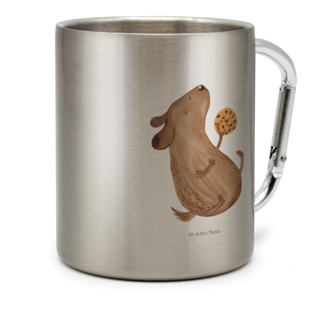 Edelstahlbecher Hund Keks Edelstahltasse, Karabiner, Edelstahlbecher, Outdoor, Camping, Tasse, Becher, Hund, Hundemotiv, Haustier, Hunderasse, Tierliebhaber, Hundebesitzer, Sprüche, Hundekekse, Leckerli, Hundeleckerli, Hundesnacks