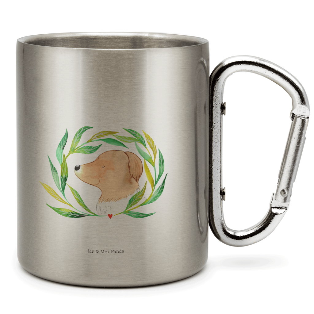 Edelstahlbecher Hund Ranke Edelstahltasse, Karabiner, Edelstahlbecher, Outdoor, Camping, Tasse, Becher, Hund, Hundemotiv, Haustier, Hunderasse, Tierliebhaber, Hundebesitzer, Sprüche, Ranke, Therapie, Selbsttherapie, Hundeliebe, Hundeglück, Hunde
