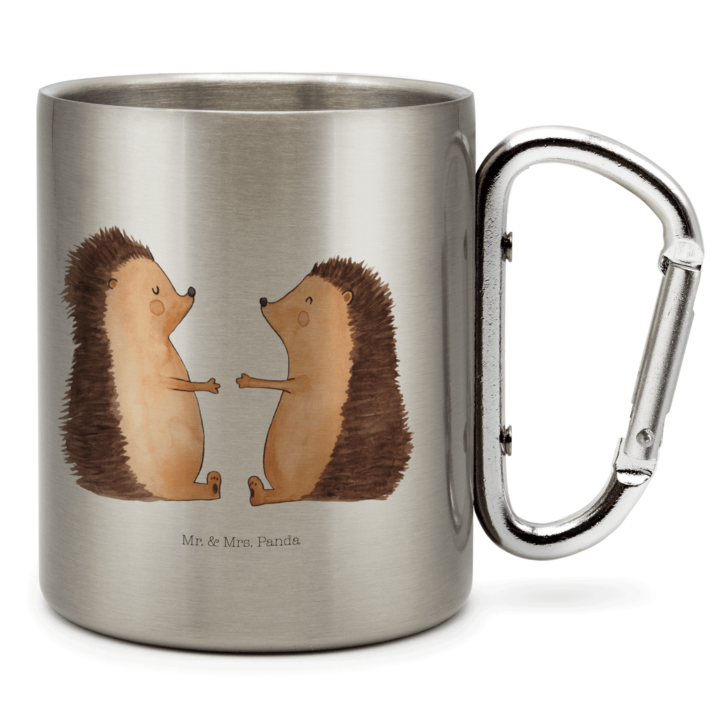 Edelstahlbecher Igel Liebe Edelstahltasse, Karabiner, Edelstahlbecher, Outdoor, Camping, Tasse, Becher, Liebe, Partner, Freund, Freundin, Ehemann, Ehefrau, Heiraten, Verlobung, Heiratsantrag, Liebesgeschenk, Jahrestag, Hocheitstag, Verliebt, Verlobt, Verheiratet, Geschenk, Liebesbeweis, Hochzeitstag, Hochzeit, Igel
