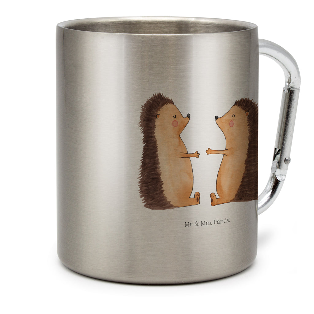 Edelstahlbecher Igel Liebe Edelstahltasse, Karabiner, Edelstahlbecher, Outdoor, Camping, Tasse, Becher, Liebe, Partner, Freund, Freundin, Ehemann, Ehefrau, Heiraten, Verlobung, Heiratsantrag, Liebesgeschenk, Jahrestag, Hocheitstag, Verliebt, Verlobt, Verheiratet, Geschenk, Liebesbeweis, Hochzeitstag, Hochzeit, Igel