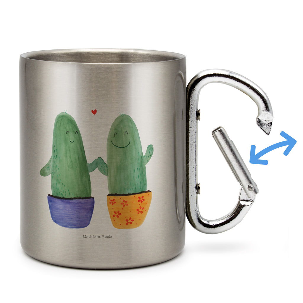 Edelstahlbecher Kaktus Liebe Edelstahltasse, Karabiner, Edelstahlbecher, Outdoor, Camping, Tasse, Becher, Kaktus, Kakteen, Liebe, Liebesbeweis, Liebesbotschaft, Liebesnachricht, Love, Kaktusliebe, Paar, Pärchen, Trennung, Streit, Versöhnung, Freundschaft, Verlobung, Hochzeit