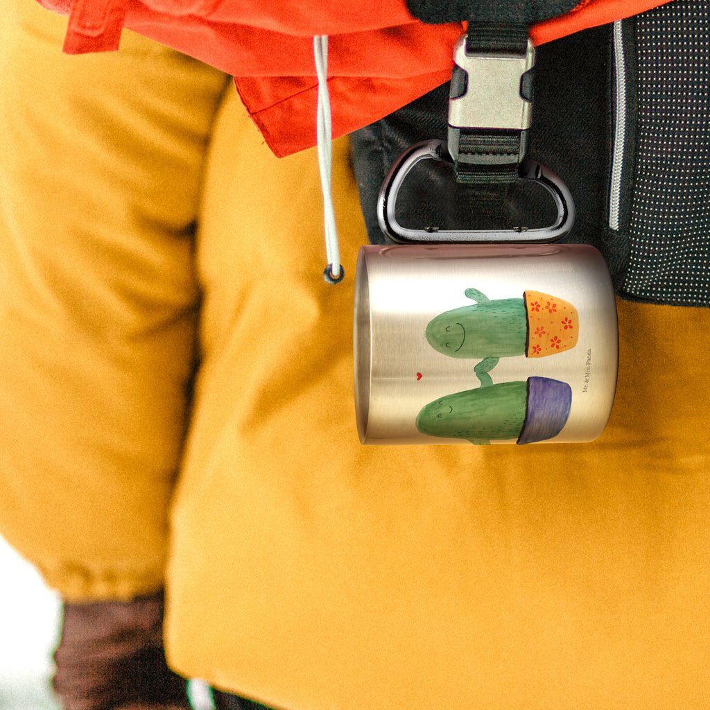 Edelstahlbecher Kaktus Liebe Edelstahltasse, Karabiner, Edelstahlbecher, Outdoor, Camping, Tasse, Becher, Kaktus, Kakteen, Liebe, Liebesbeweis, Liebesbotschaft, Liebesnachricht, Love, Kaktusliebe, Paar, Pärchen, Trennung, Streit, Versöhnung, Freundschaft, Verlobung, Hochzeit
