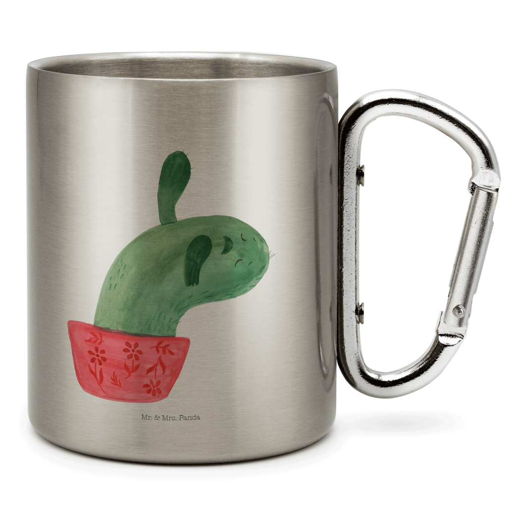 Edelstahlbecher Kaktus Mamamia Edelstahltasse, Karabiner, Edelstahlbecher, Outdoor, Camping, Tasse, Becher, Kaktus, Kakteen, Kaktusliebe, Ärger, Büro, Büroalltag, Schule, Motivation, Quote