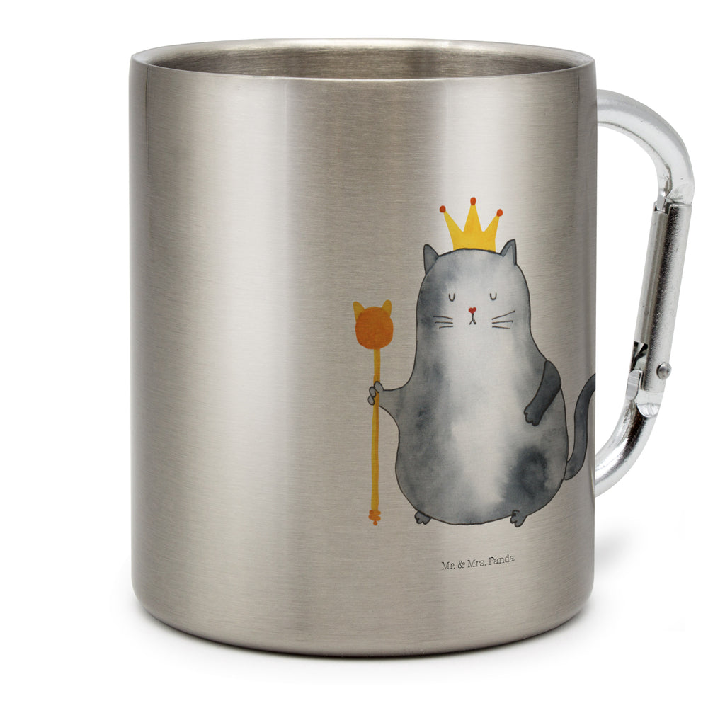 Edelstahlbecher Katzen Koenig Edelstahltasse, Karabiner, Edelstahlbecher, Outdoor, Camping, Tasse, Becher, Katze, Katzenmotiv, Katzenfan, Katzendeko, Katzenfreund, Katzenliebhaber, Katzenprodukte, Katzenartikel, Katzenaccessoires, Katzensouvenirs, Katzenliebhaberprodukte, Katzenmotive, Katzen, Kater, Mietze, Cat, Cats, Katzenhalter, Katzenbesitzerin, Haustier, König, Königin, Queen, Familie, Mietzhaus, Wohnung, erste eigenen Wohnung, Umzug, Einzug