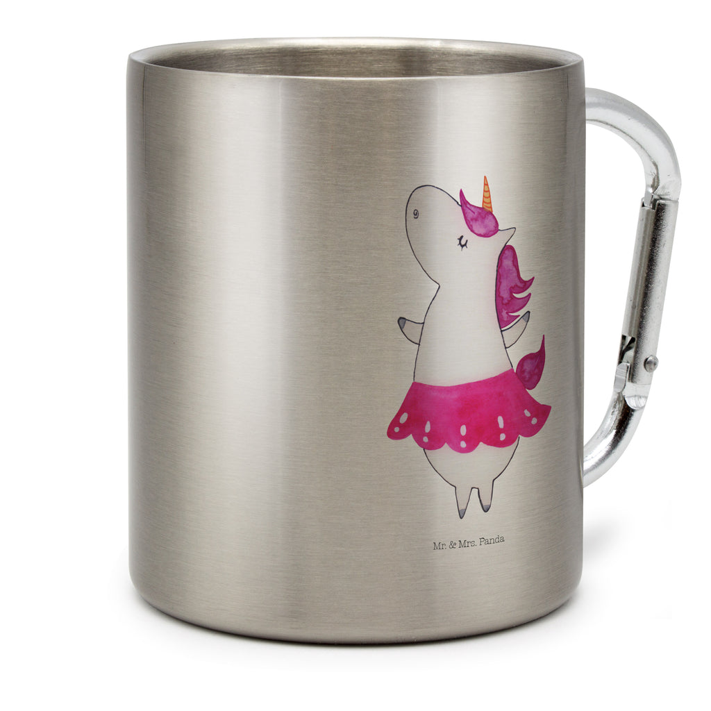 Edelstahlbecher Einhorn Ballerina Edelstahltasse, Karabiner, Edelstahlbecher, Outdoor, Camping, Tasse, Becher, Einhorn, Einhörner, Einhorn Deko, Pegasus, Unicorn, Tanzen, Ballerina, Party, Wohnung, Spaß, Feiern, Geburtstag, Tänzerin, Lebenslust, Lebensfreude