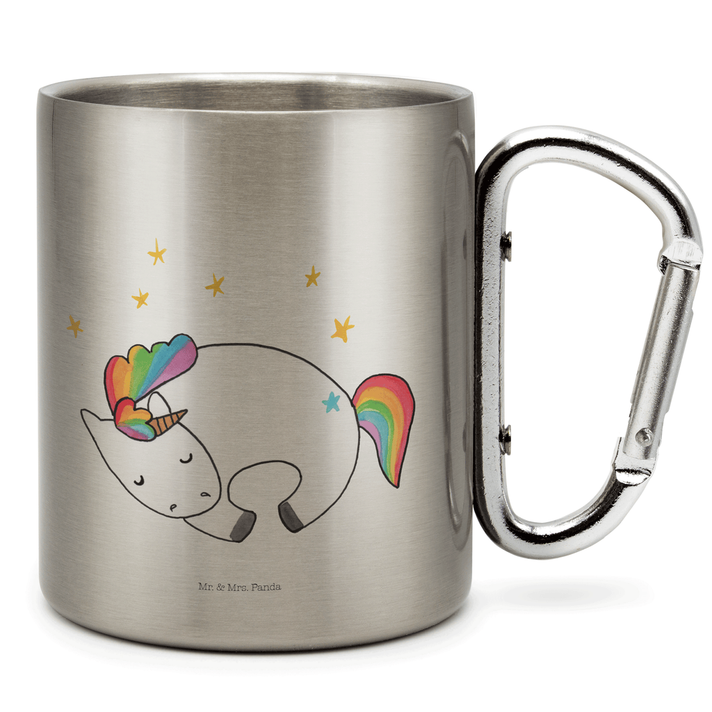 Edelstahlbecher Einhorn Nacht Edelstahltasse, Karabiner, Edelstahlbecher, Outdoor, Camping, Tasse, Becher, Einhorn, Einhörner, Einhorn Deko, Pegasus, Unicorn, Träume, Traum, unicorn, Realität, Menschen, Geschenk, Ruhe, Freundin