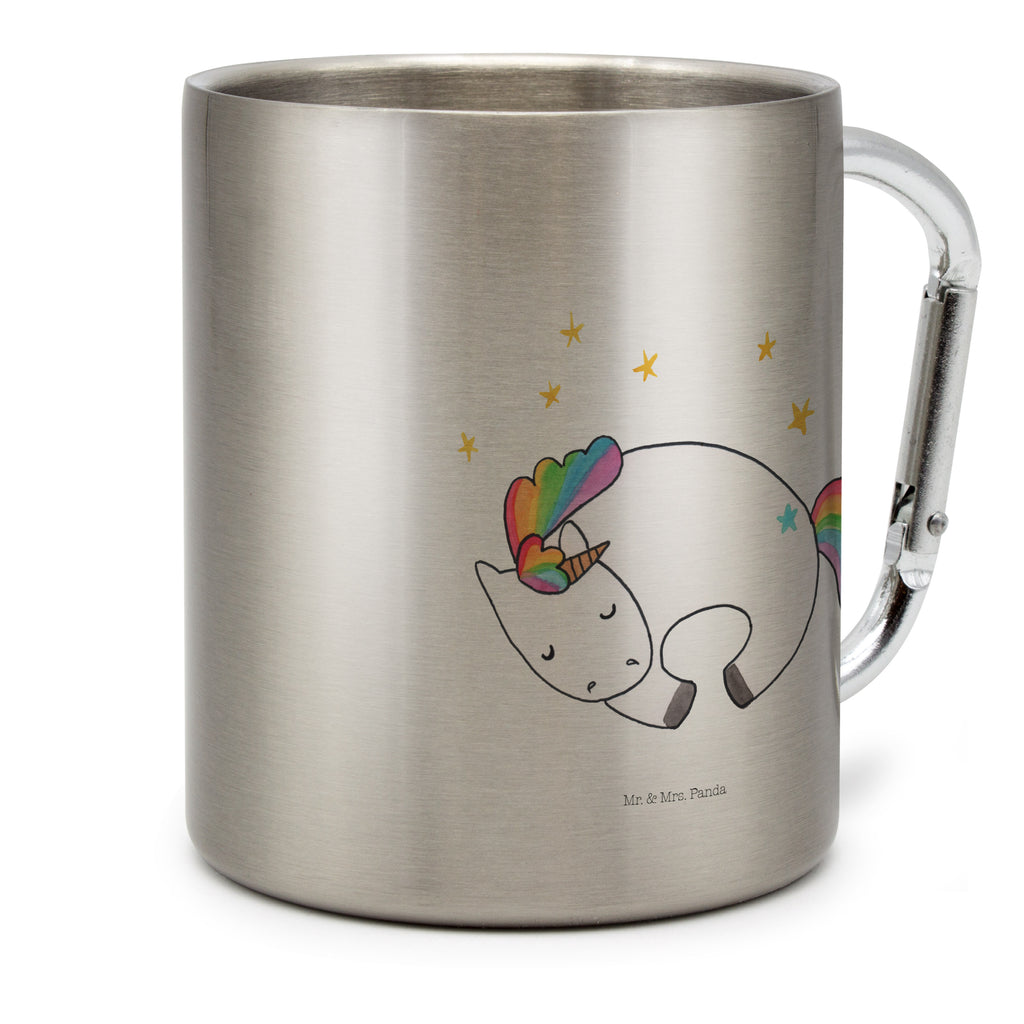 Edelstahlbecher Einhorn Nacht Edelstahltasse, Karabiner, Edelstahlbecher, Outdoor, Camping, Tasse, Becher, Einhorn, Einhörner, Einhorn Deko, Pegasus, Unicorn, Träume, Traum, unicorn, Realität, Menschen, Geschenk, Ruhe, Freundin
