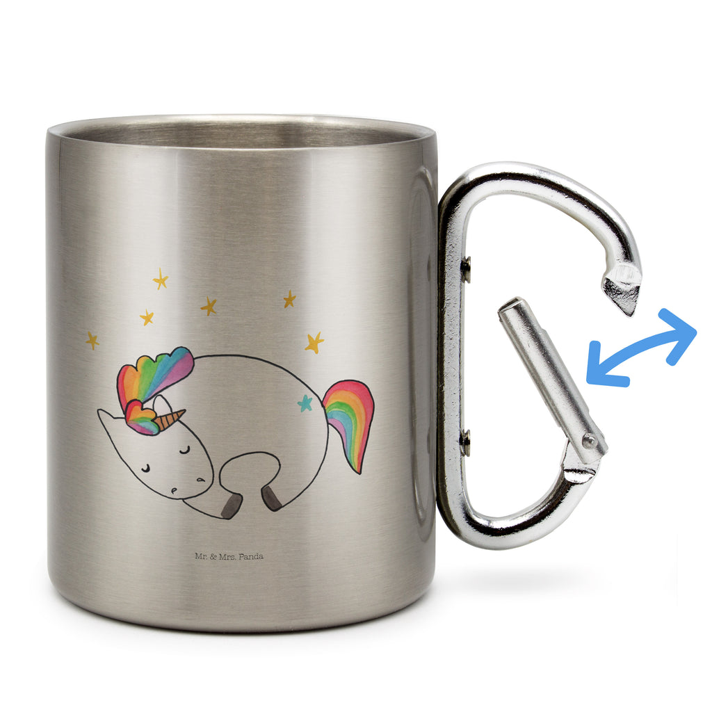Edelstahlbecher Einhorn Nacht Edelstahltasse, Karabiner, Edelstahlbecher, Outdoor, Camping, Tasse, Becher, Einhorn, Einhörner, Einhorn Deko, Pegasus, Unicorn, Träume, Traum, unicorn, Realität, Menschen, Geschenk, Ruhe, Freundin
