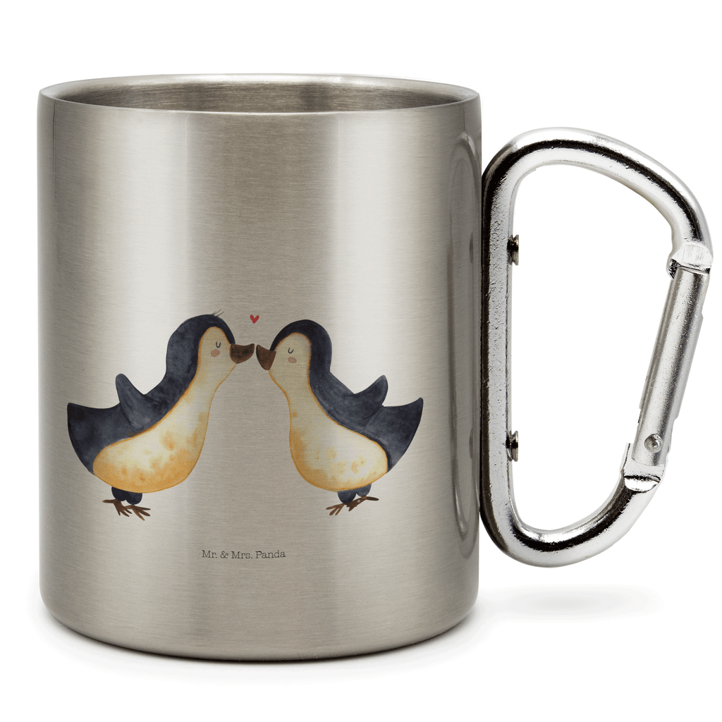 Edelstahlbecher Pinguin Liebe Edelstahltasse, Karabiner, Edelstahlbecher, Outdoor, Camping, Tasse, Becher, Liebe, Partner, Freund, Freundin, Ehemann, Ehefrau, Heiraten, Verlobung, Heiratsantrag, Liebesgeschenk, Jahrestag, Hocheitstag, Pinguin, Pinguine, Pinguin Paar, Pinguinpaar, Pinguin Liebe, Paar, Pärchen. Liebespaar, Liebesbeweis, Liebesspruch, Hochzeitstag, Geschenk Freund, Geschenk Freundin, Verlobte, Verlobter, Love, Geschenk Hochzeitstag, Geschenkidee, Hochzeit, Gastgeschenk
