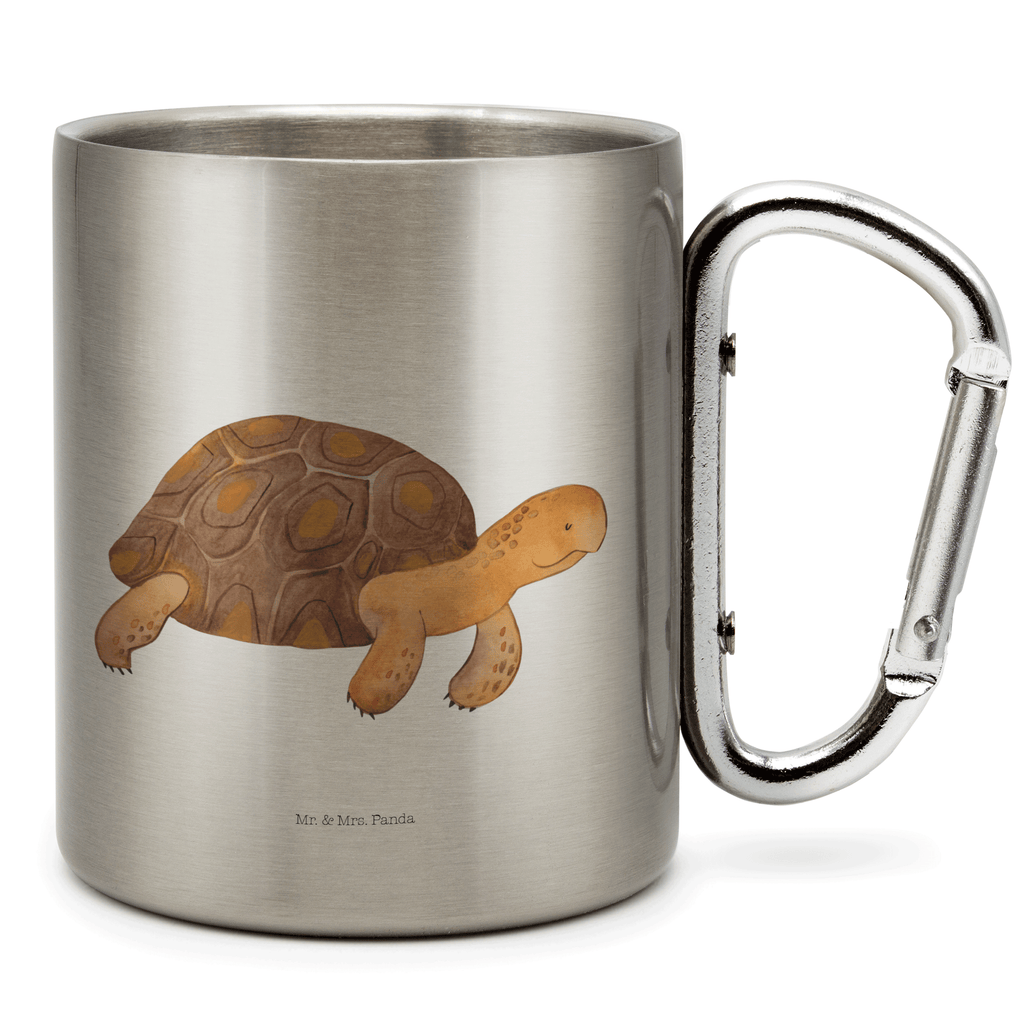 Edelstahlbecher Schildkröte marschiert Edelstahltasse, Karabiner, Edelstahlbecher, Outdoor, Camping, Tasse, Becher, Meerestiere, Meer, Urlaub, Schildkröte, Schildkröten, get lost, Abenteuer, Reiselust, Inspiration, Neustart, Motivation, Lieblingsmensch