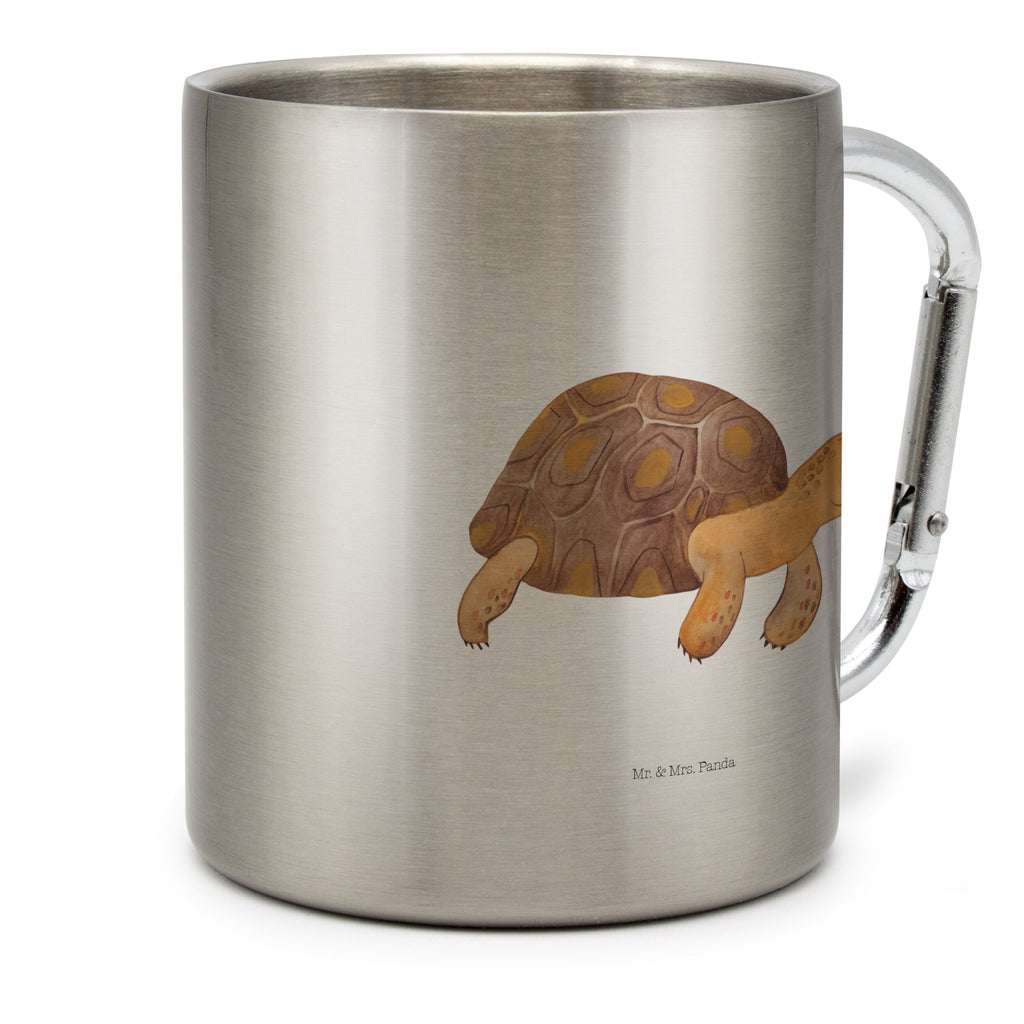 Edelstahlbecher Schildkröte marschiert Edelstahltasse, Karabiner, Edelstahlbecher, Outdoor, Camping, Tasse, Becher, Meerestiere, Meer, Urlaub, Schildkröte, Schildkröten, get lost, Abenteuer, Reiselust, Inspiration, Neustart, Motivation, Lieblingsmensch