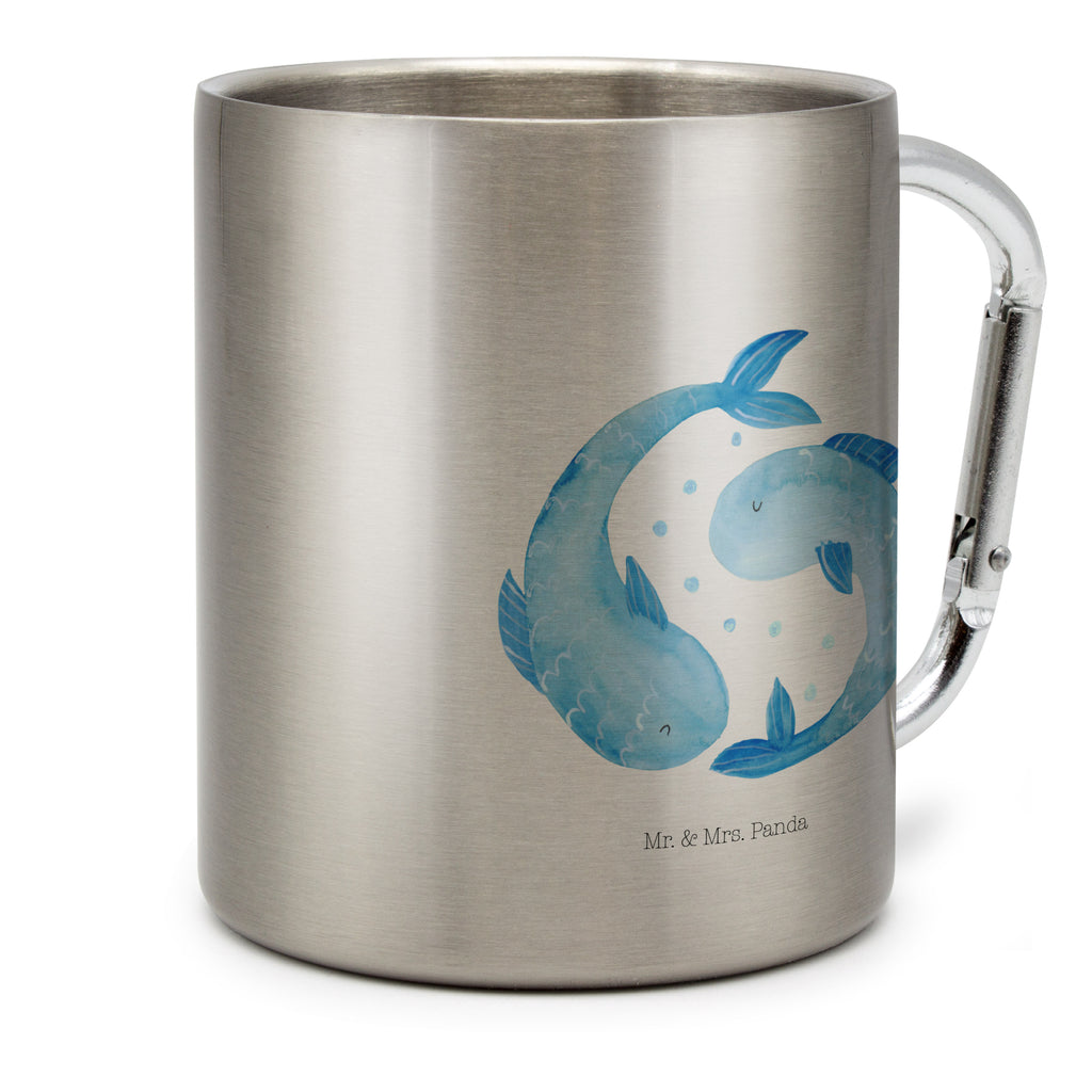 Edelstahlbecher Sternzeichen Fische Edelstahltasse, Karabiner, Edelstahlbecher, Outdoor, Camping, Tasse, Becher, Tierkreiszeichen, Sternzeichen, Horoskop, Astrologie, Aszendent, Fisch, Fische Geschenk, Fische Sternzeichen, Fische Sternbild, Geschenk Februar, Geschenk März, Geburtstag Februar, Geburtstag März