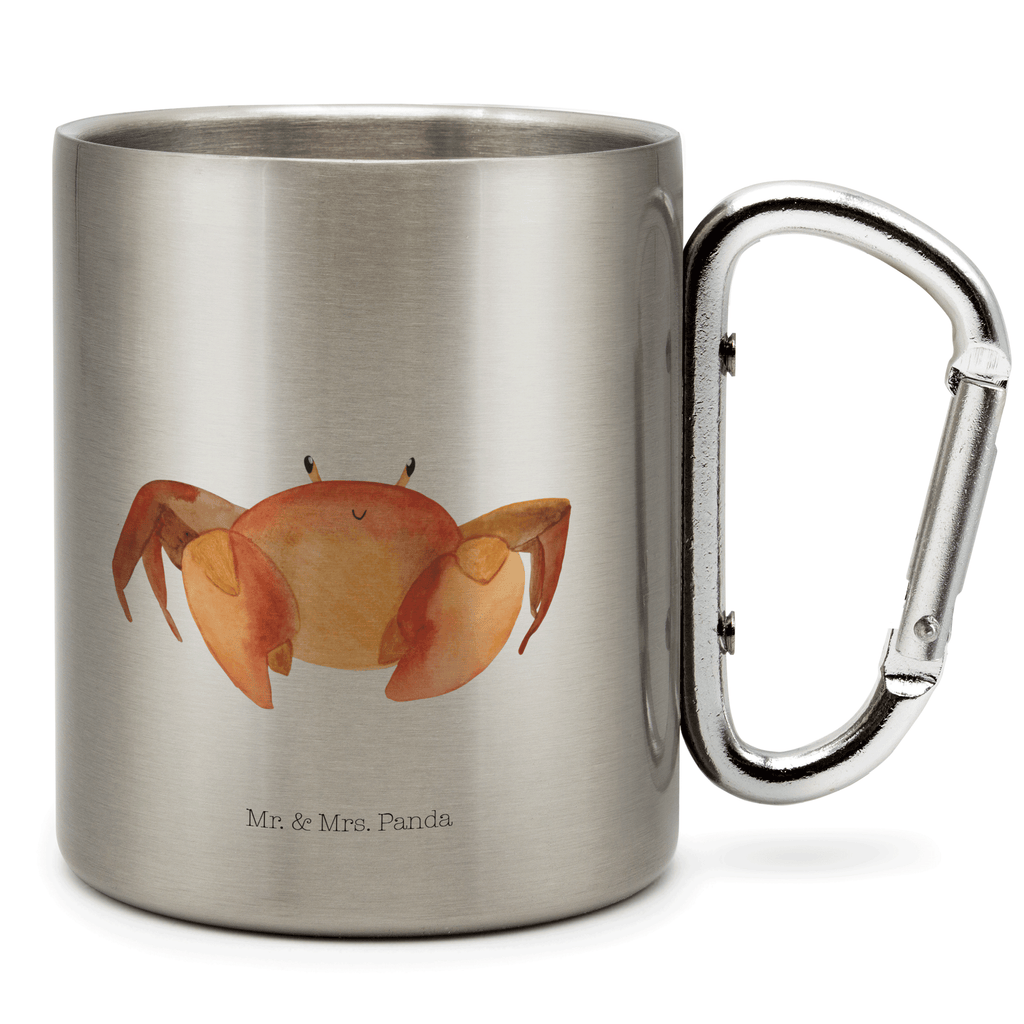 Edelstahlbecher Sternzeichen Krebs Edelstahltasse, Karabiner, Edelstahlbecher, Outdoor, Camping, Tasse, Becher, Tierkreiszeichen, Sternzeichen, Horoskop, Astrologie, Aszendent, Krebse, Krebs Geschenk, Krebs Sternzeichen, Geschenk Juni, Geschenk Juli, Geburtstag Juni, Geburtstag Juli, Krabbe, Meerestier, Geschenk Meer