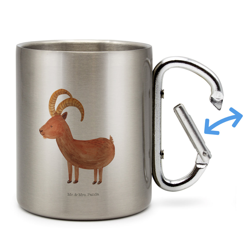 Edelstahlbecher Sternzeichen Steinbock Edelstahltasse, Karabiner, Edelstahlbecher, Outdoor, Camping, Tasse, Becher, Tierkreiszeichen, Sternzeichen, Horoskop, Astrologie, Aszendent, Steinböcke, Steinbock Geschenk, Steinbock Sternzeichen, Geschenk Dezember, Geschenk Januar, Geburtstag Dezember, Geburtstag Januar, Ziege, Bock