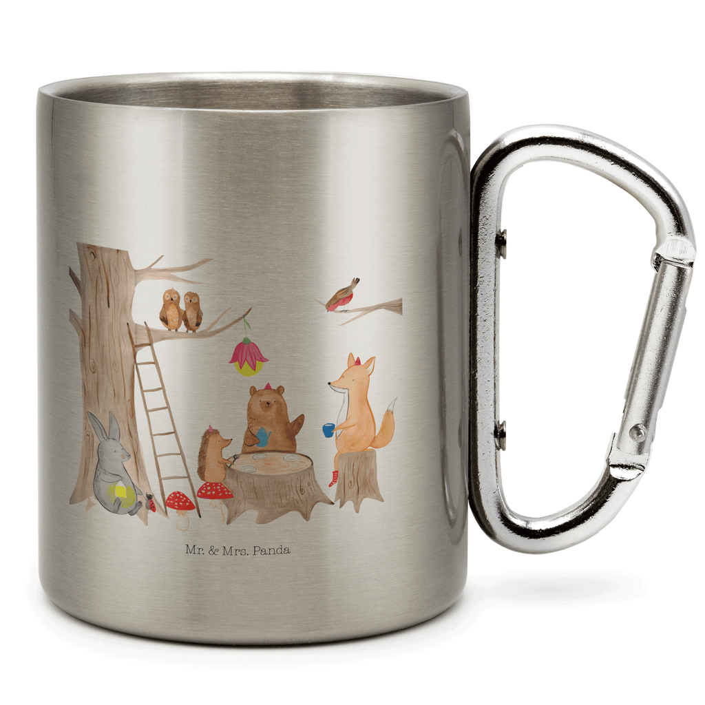 Edelstahlbecher Waschbär Zweisamkeit Edelstahltasse, Karabiner, Edelstahlbecher, Outdoor, Camping, Tasse, Becher, Liebe, Partner, Freund, Freundin, Ehemann, Ehefrau, Heiraten, Verlobung, Heiratsantrag, Liebesgeschenk, Jahrestag, Hocheitstag, Waschbär, Paar, Hochzeit, Paargeschenk
