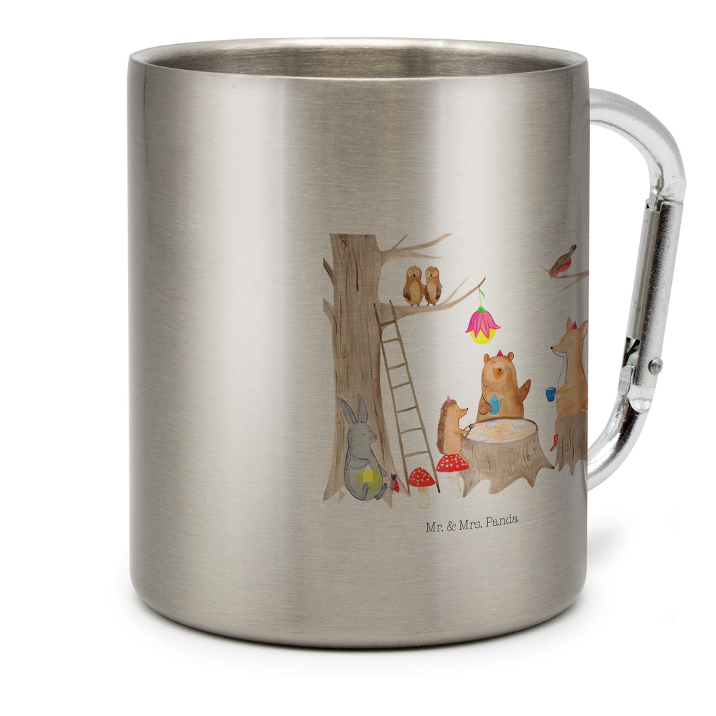 Edelstahlbecher Waschbär Zweisamkeit Edelstahltasse, Karabiner, Edelstahlbecher, Outdoor, Camping, Tasse, Becher, Liebe, Partner, Freund, Freundin, Ehemann, Ehefrau, Heiraten, Verlobung, Heiratsantrag, Liebesgeschenk, Jahrestag, Hocheitstag, Waschbär, Paar, Hochzeit, Paargeschenk