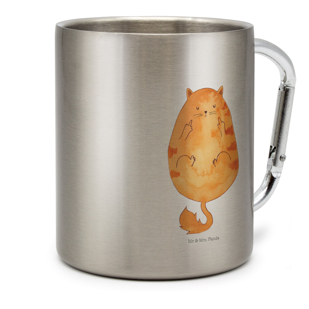 Edelstahlbecher Katze Mittelfinger Edelstahltasse, Karabiner, Edelstahlbecher, Outdoor, Camping, Tasse, Becher, Katze, Katzenmotiv, Katzenfan, Katzendeko, Katzenfreund, Katzenliebhaber, Katzenprodukte, Katzenartikel, Katzenaccessoires, Katzensouvenirs, Katzenliebhaberprodukte, Katzenmotive, Katzen, Kater, Mietze, Cat, Cats