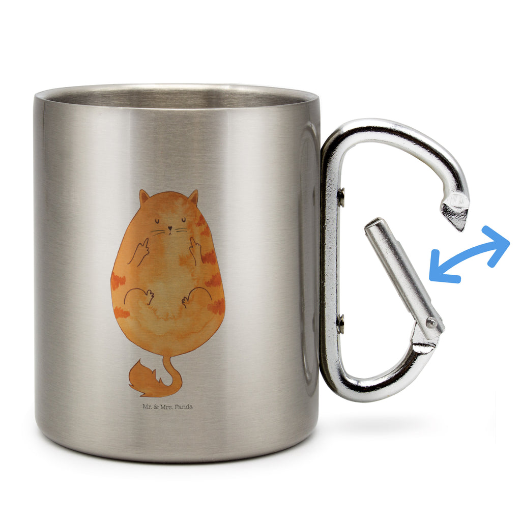 Edelstahlbecher Katze Mittelfinger Edelstahltasse, Karabiner, Edelstahlbecher, Outdoor, Camping, Tasse, Becher, Katze, Katzenmotiv, Katzenfan, Katzendeko, Katzenfreund, Katzenliebhaber, Katzenprodukte, Katzenartikel, Katzenaccessoires, Katzensouvenirs, Katzenliebhaberprodukte, Katzenmotive, Katzen, Kater, Mietze, Cat, Cats