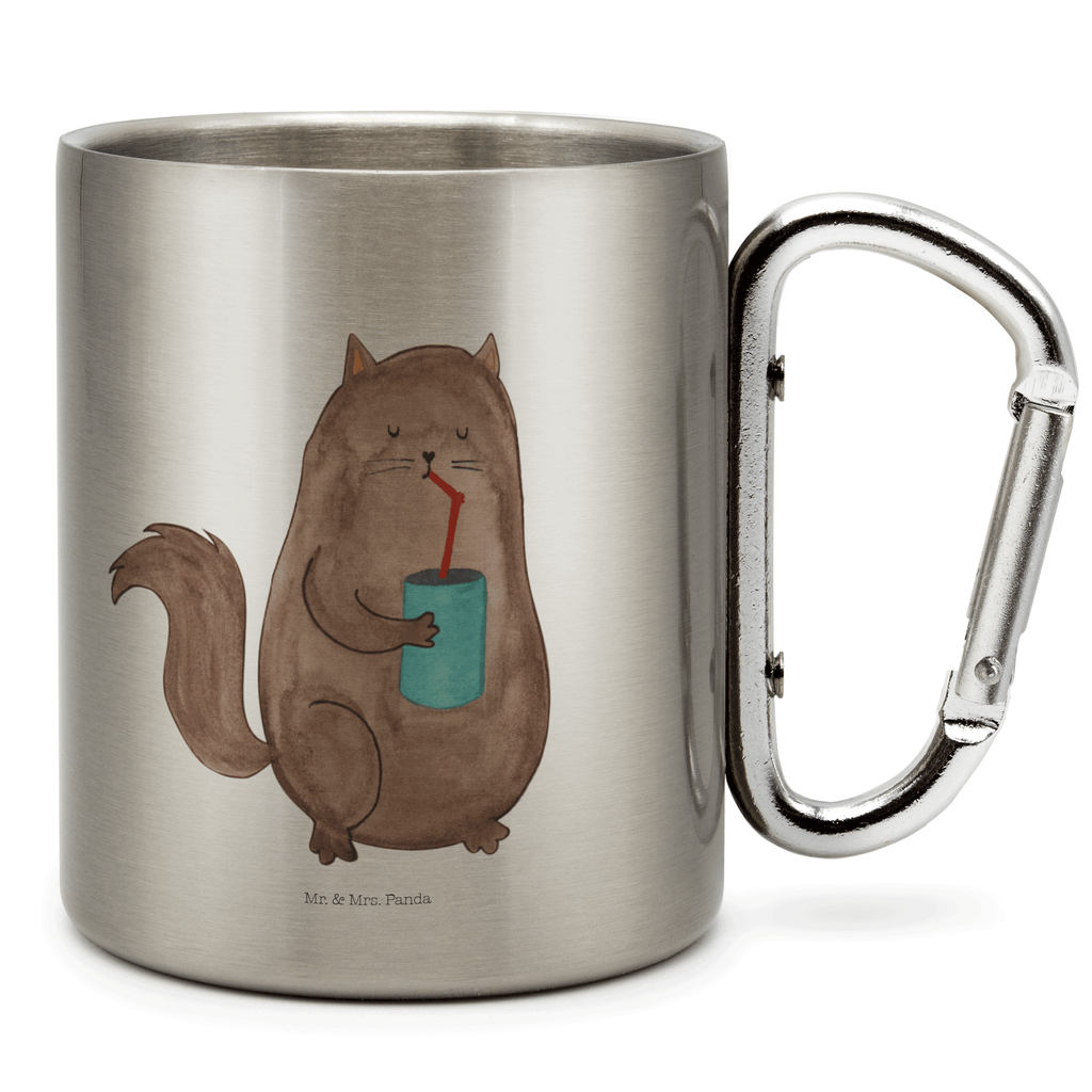 Edelstahlbecher Katze Dose Edelstahltasse, Karabiner, Edelstahlbecher, Outdoor, Camping, Tasse, Becher, Katze, Katzenmotiv, Katzenfan, Katzendeko, Katzenfreund, Katzenliebhaber, Katzenprodukte, Katzenartikel, Katzenaccessoires, Katzensouvenirs, Katzenliebhaberprodukte, Katzenmotive, Katzen, Kater, Mietze, Cat, Cats, Katzenhalter, Katzenbesitzerin, Haustier, Futter, Katzenfutter