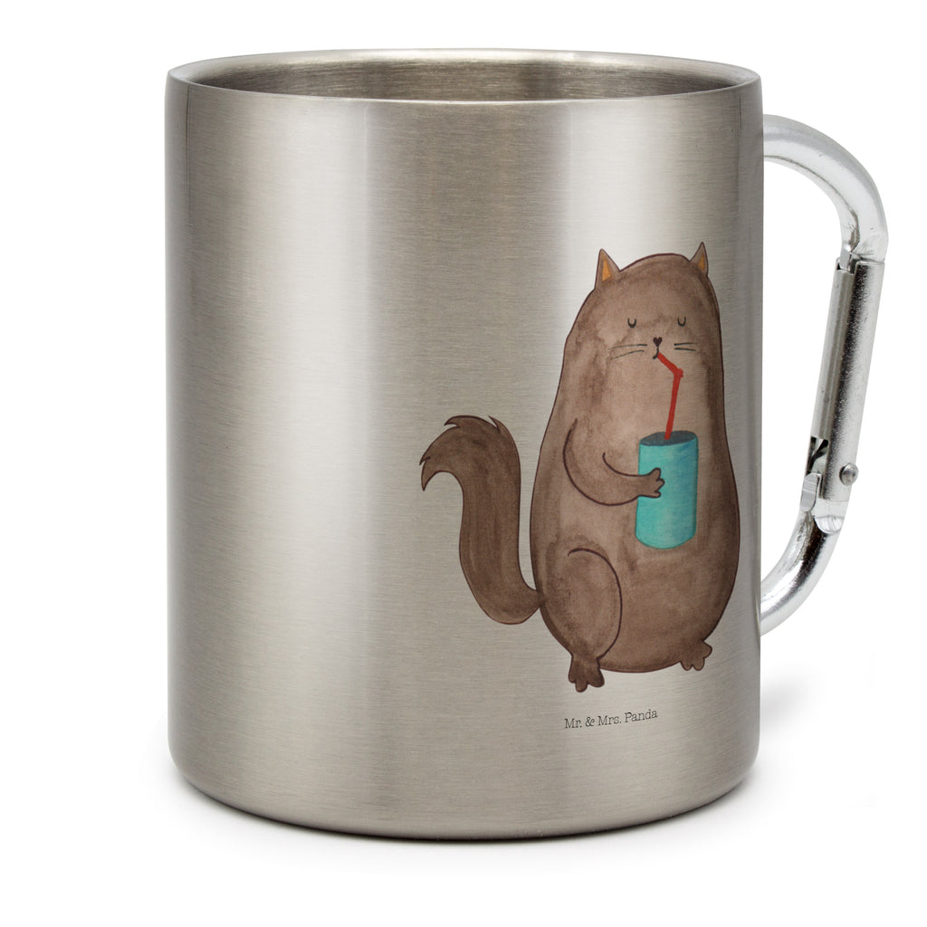 Edelstahlbecher Katze Dose Edelstahltasse, Karabiner, Edelstahlbecher, Outdoor, Camping, Tasse, Becher, Katze, Katzenmotiv, Katzenfan, Katzendeko, Katzenfreund, Katzenliebhaber, Katzenprodukte, Katzenartikel, Katzenaccessoires, Katzensouvenirs, Katzenliebhaberprodukte, Katzenmotive, Katzen, Kater, Mietze, Cat, Cats, Katzenhalter, Katzenbesitzerin, Haustier, Futter, Katzenfutter